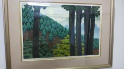 事務所の応接室の絵画(京都市右京区)